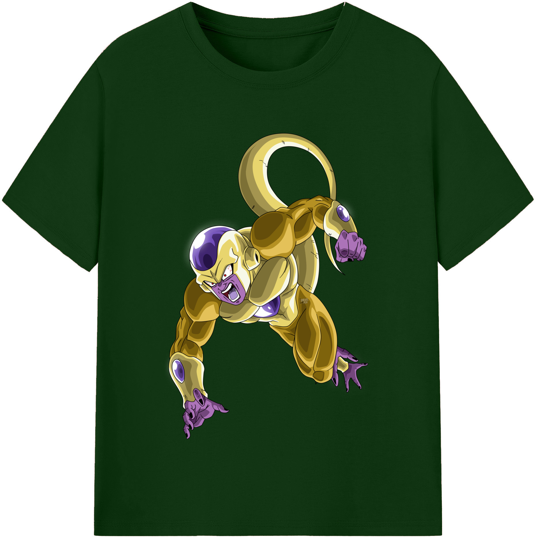 （画像用） ドラゴンボール フリーザ DRAGON BALL Frieza 綿100％半袖Tシャツ（フロントプリント）